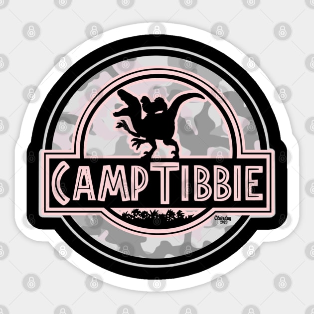 Camp Tibbie Sticker by PB&J Designs